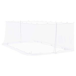 vidaXL Muggennet voor het prieel 220 mesh Wit 6 x 3 x 2 m Polyester