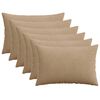 vidaXL Kussensloop 6 st HEERLEN Bruin 50 x 80 cm corduroy