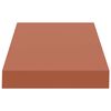 vidaXL Wandplank Wandgemonteerd 4 pcs Rood 50 x 23 x 4 cm Bewerkt hout