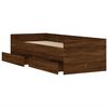 vidaXL Bedframe met lades bruin eikenkleur 90x190 cm