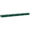 vidaXL Verhoogd Tuinbed Groen 400 x 40 x 24 cm koudgewalst stalen