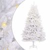 vidaXL Kunstkerstboom 300 LED's PVC en staal Wit
