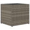 vidaXL Plantenbak 36x30x32 cm poly rattan grijs