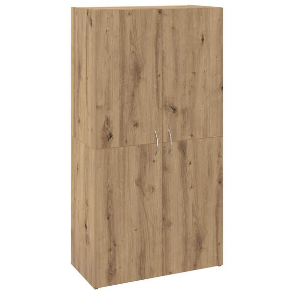 vidaXL Kantoorkast met plank Oudhout 60 x 32 x 115 cm Bewerkt hout