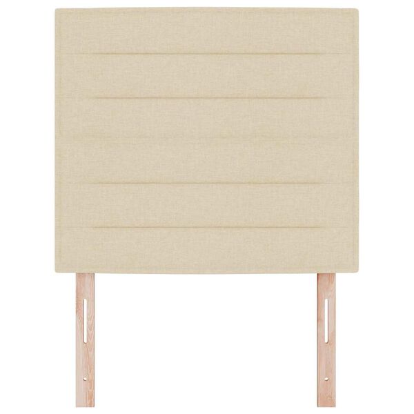 vidaXL Hoofdbord met hoofdeinde Cr&egrave;me 100 cm Nep Leer