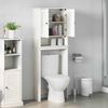 vidaXL Toiletkast VIGO Wit 60 x 27 x 161 cm Massief grenenhout
