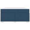 vidaXL Bedframe met matras Blauw 160 x 200 cm Stof