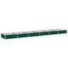 vidaXL Verhoogd Tuinbed Groen 480 x 80 x 24 cm koudgewalst stalen