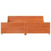 vidaXL Bedframe zonder matras massief grenenhout wasbruin 180x200 cm