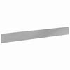 vidaXL Gazonrand 50 st 100 x 12 cm Staal zilver