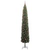 vidaXL Kunstkerstboom Groen 270 cm PVC en Staal en Kunststof