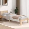 vidaXL Bedframe massief hout 75x190 cm