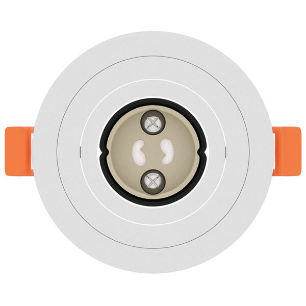 vidaXL Spotje 24 pcs Wit 9 x 9 x 2 cm Aluminium