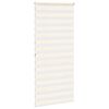 vidaXL Zebra rolgordijn 115x200 cm stofbreedte 110,9 cm marmerbeige