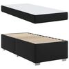 vidaXL Bedframe met matras Zwart 100 x 200 cm Stof