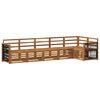 vidaXL Buiten bankenset 5 st Naturel Massief Acaciahout