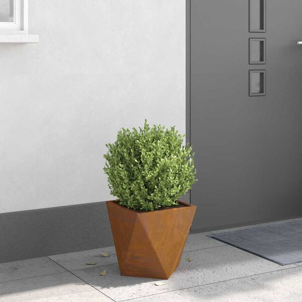 vidaXL Plantenbak Roestig 30 x 30 x 30 cm Cortenstaal