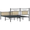 vidaXL Bedframe zonder matras hout sonoma eikenkleurig 140x200 cm