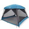 vidaXL Gezinstent 6-persoons waterdicht blauw