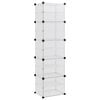 vidaXL Schoenenrek 44x31,5x153,5 cm polypropeen transparant