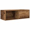 vidaXL Tv-meubels 2 st 80x31x25,5 cm bewerkt hout oud houtkleurig