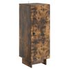 vidaXL Dressoir Gerookt eiken 33 x 34,5 x 90 cm Bewerkt hout