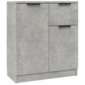 vidaXL Dressoir 60x30x70 cm bewerkt hout betongrijs