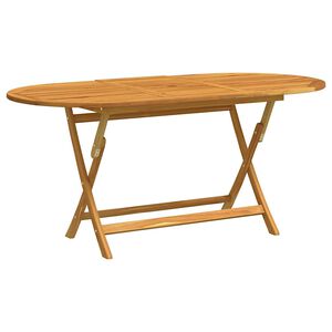 vidaXL Tuintafel inklapbaar 160x85x75 cm massief eucalyptushout