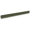 vidaXL Gazonrand 50 pcs 103 x 10 cm Staal Olijfgroen