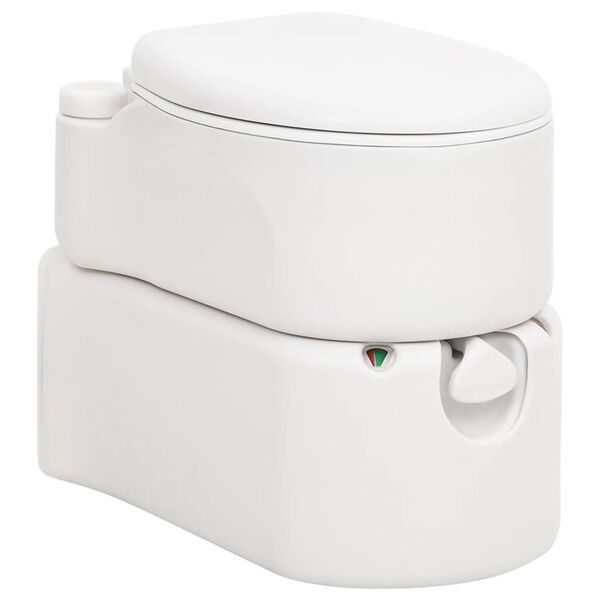 vidaXL Campingtoilet ge&iuml;ntegreerd 24+17 L HDPE email