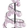 vidaXL LED-kerstboom met kerstballen 80 LEDs warm wit 120 cm