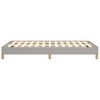 vidaXL Bedframe zonder matras 120x200 cm stof lichtgrijs