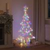 vidaXL Kerstboom met 160 LED Multikleur 150 cm Acryl