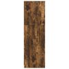 vidaXL Badkamer Kast Gerookt eiken 79,5 x 49 x 156 cm Bewerkt hout