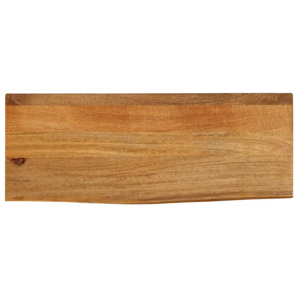 vidaXL Tafelblad met natuurlijke rand 70x20x2,5 cm massief mangohout