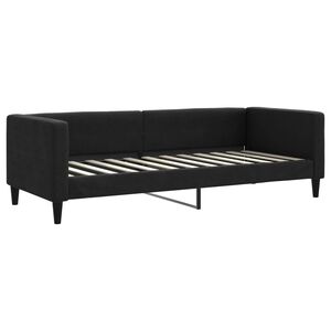 vidaXL Slaapbank 80x200 cm stof zwart