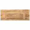 vidaXL Tafelblad rechthoekig 90x30x2,5 cm massief mangohout