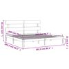 vidaXL Bedframe zonder matras massief grenenhout wit 200x200 cm