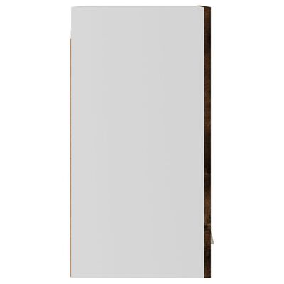 vidaXL Hangkast 29,5x31x60 cm bewerkt hout gerookt eikenkleurig