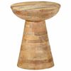 vidaXL Bijzettafel &Oslash;37x45 cm massief mangohout