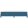 vidaXL Boxspringbed met matras Donkerblauw 200 x 200 cm Stof