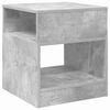 vidaXL Bijzettafel Beton Grijs 40,5 x 40 x 45 cm Bewerkt hout