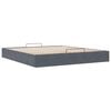 vidaXL Ottoman bedframe zonder matras 160x200 cm fluweel donkergrijs