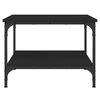 vidaXL Salontafel 55x55x40 cm bewerkt hout zwart