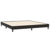 vidaXL Boxspring met matras en LED fluweel zwart 200x210 cm