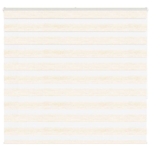 vidaXL Zebra rolgordijn 155x150 cm stofbreedte 150,9cm marmerbeige