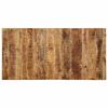 vidaXL Eettafel 140x70x75 cm massief hout ruw mangohout