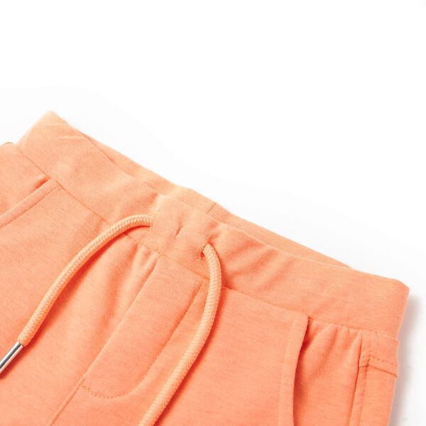 Kindershorts met trekkoord 104 neonoranje