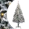 vidaXL Kunstmatig Verlichte Kerstboom met Ballenset Groen 400 cm PVC