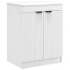 vidaXL Badkamerkast Wit 54 x 41 x 70 cm Bewerkt hout